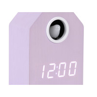 Budík Cuckoo LED Karlsson KA6070PU, 16cm